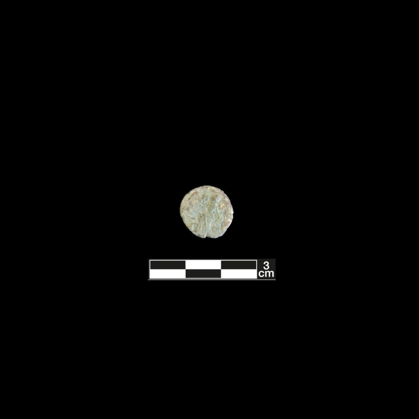 Reverse of copper alloy Roman coin